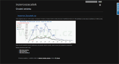 Desktop Screenshot of inzerce.zacatek.cz